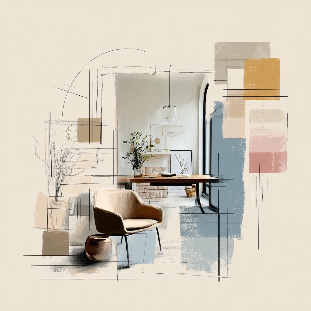 Moodboard de projets INDESIGN